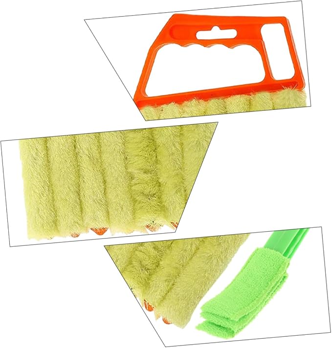 2pcs Handheld Blinds Cleaning Brush Set, 7-Finger and 3-Finger Window Shutter - Image 8