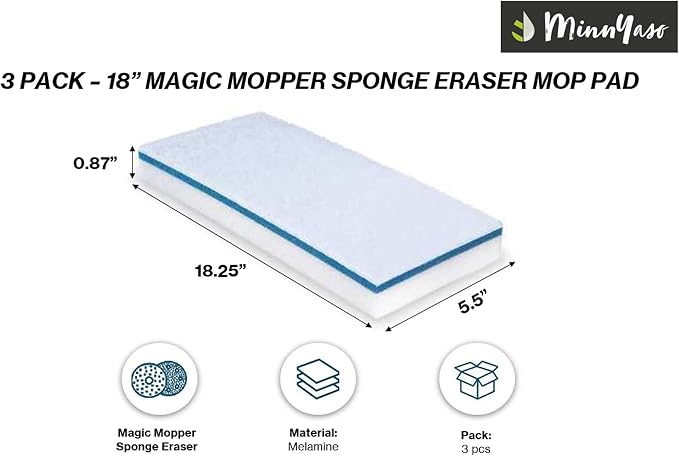 Magic Mopper Sponge Eraser Mop Pad | Compatible - Image 3