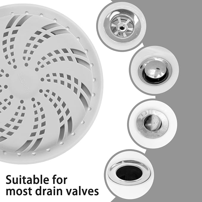 Silicone Drain Hair Catcher Bathroom Sink Bathtub Drain strainers - Image 3