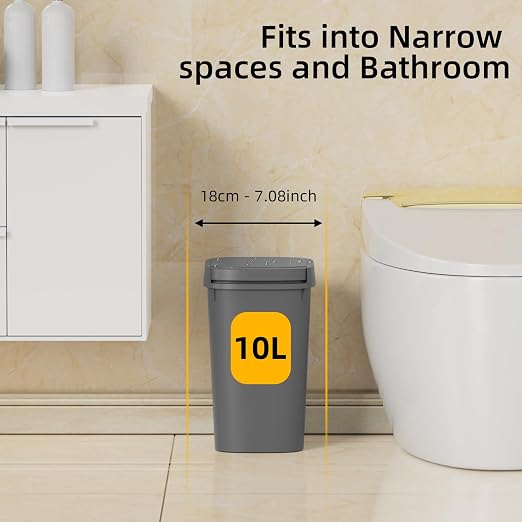 3 Pack Bathroom Small Trash Can - Image 3