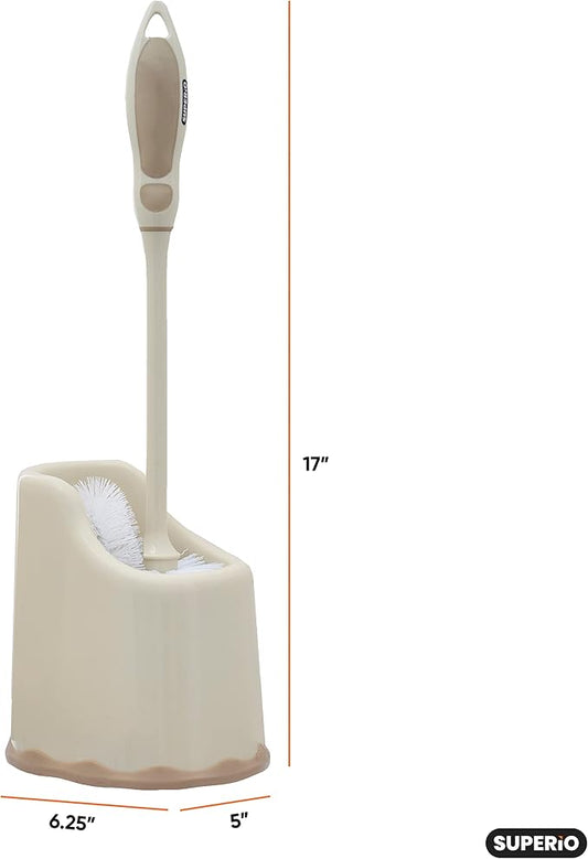 Superio Toilet Bowl Brush and Holder - Image 2