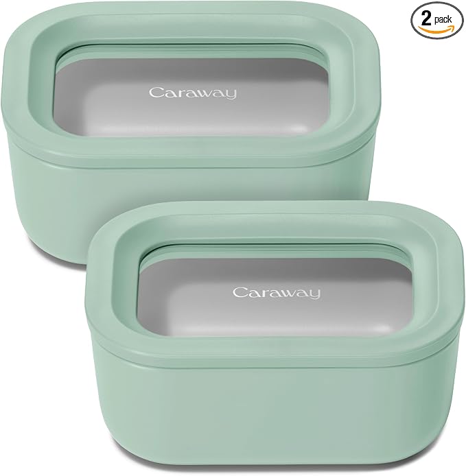 Caraway 2pc Glass Food Storage Set by Caraway