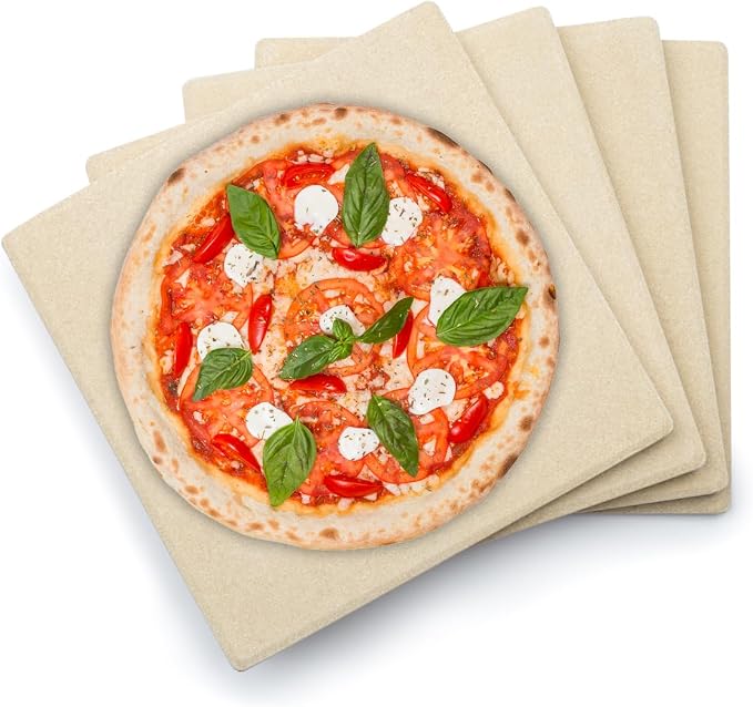 Outset 76176 Pizza Grill Stone Tiles, Light Brown by Outset