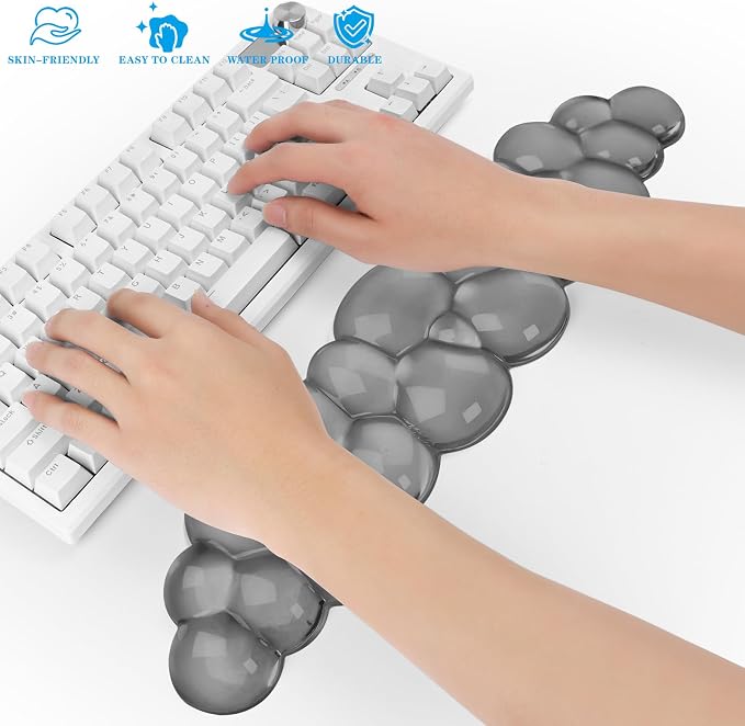 Gel Cloud Keyboard Wrist Rest, Cute Wrist Support and Arm Support Keyboard Rest - Image 5