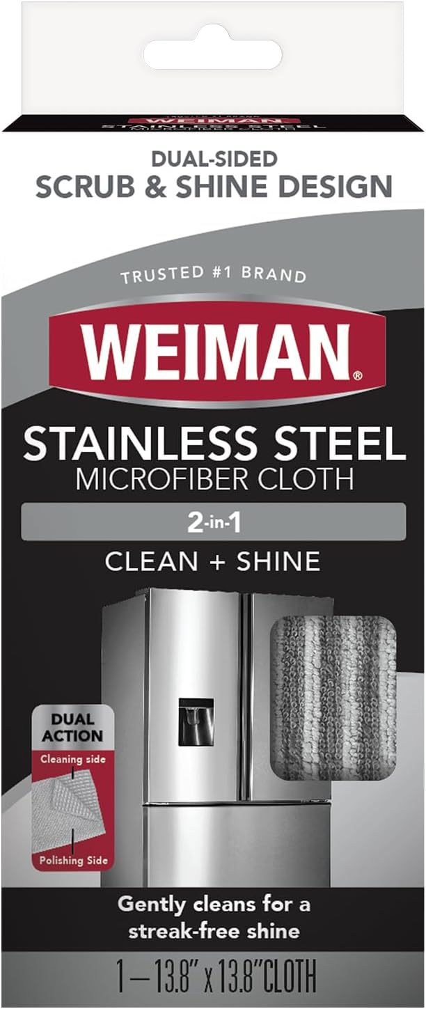 Weiman Microfiber Cloth for Stainless Steel by Weiman