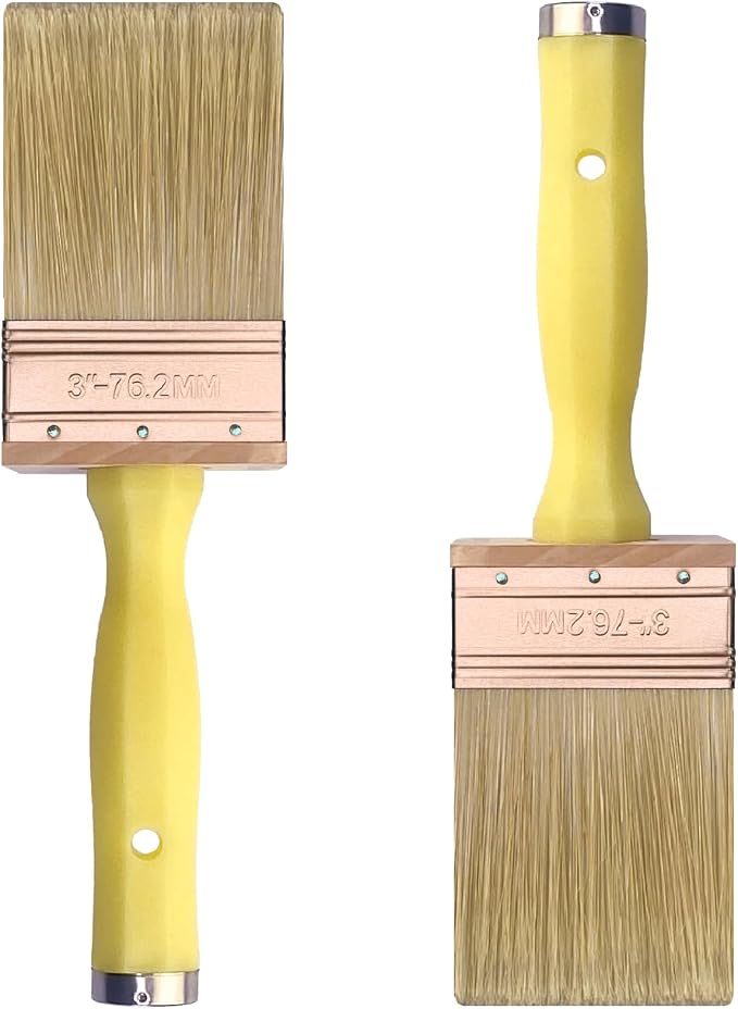Great Andrew 3 Inch Deck Stain Brush, 2 Pack, Paint Brushes by Greatandrew