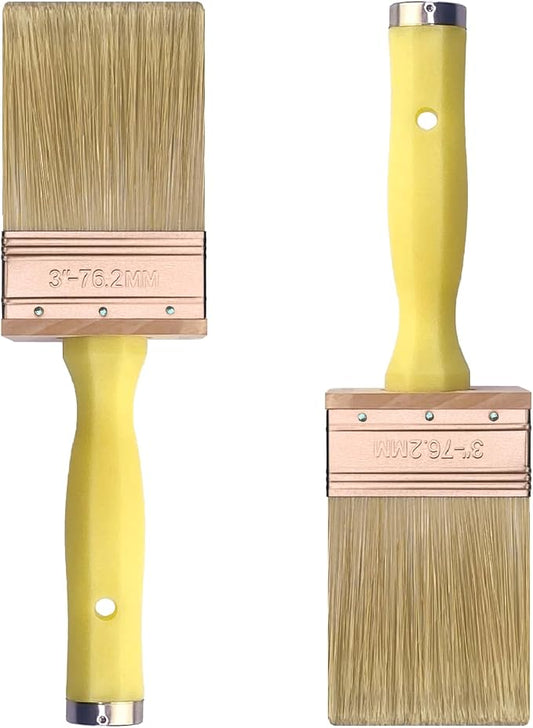 Great Andrew 3 Inch Deck Stain Brush, 2 Pack, Paint Brushes by Greatandrew