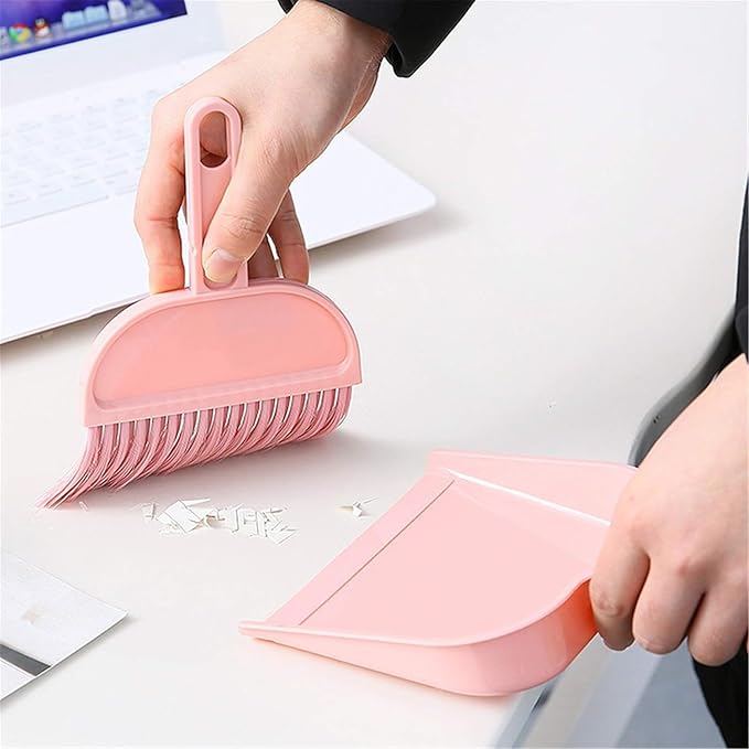 Mini Broom and Dustpan Set, Compact Cleaning Kit - Image 5