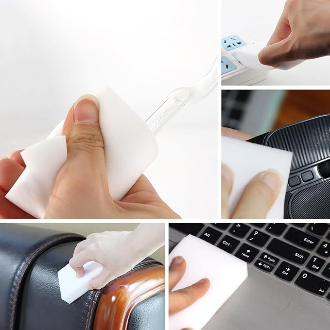 10 Pack Melamine Sponges Multi-Functional Cleaning Sponge Eraser - Image 7