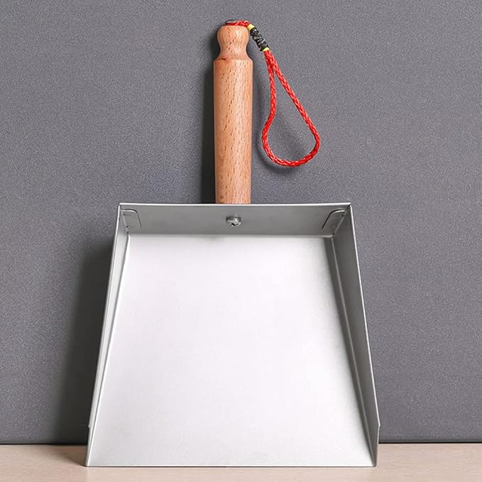 VOSAREA Mini Dustpan Stainless Steel Small Dustpan Portable Short Handle - Image 7
