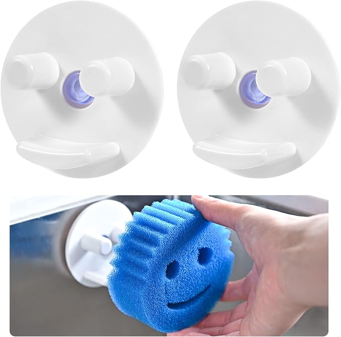Scrub Sponge Holder for Kitchen Sink by Qujior