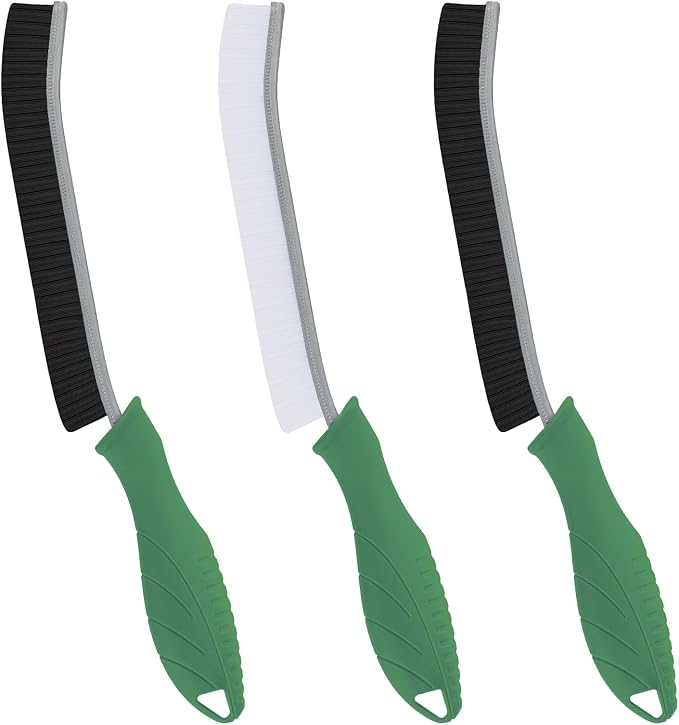 Hard Bristle Crevice Cleaning Brush by FOOGWEE