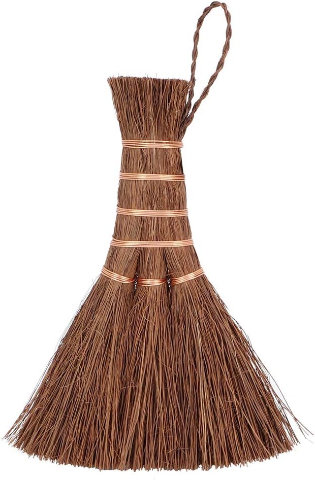 Mini Palm Broom Whisk Sweeping Hand Handle Broom, Mini Metal Brush, Handcrafted by Pilipane