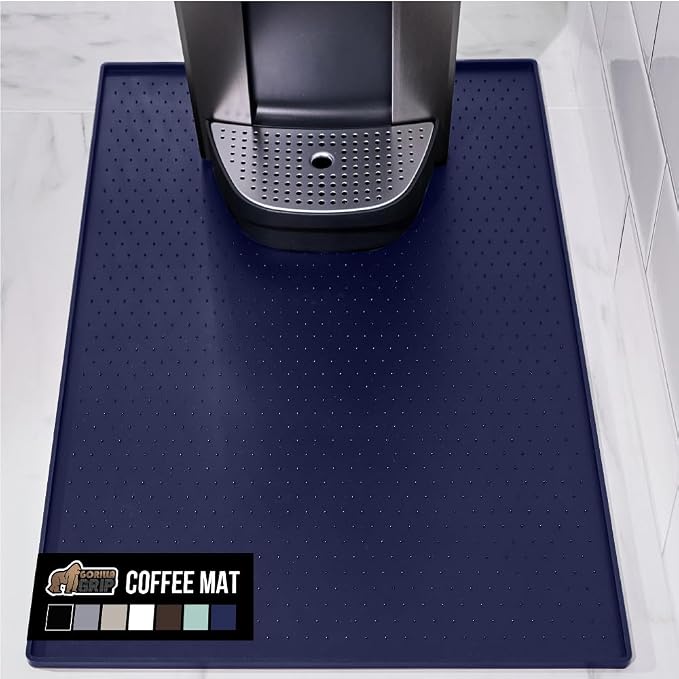 GORILLA GRIP Silicone Coffee Mat, Espresso Machine Bar Accessories, Keep by GorillaGrip