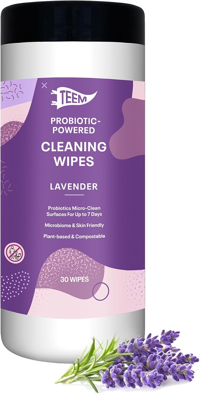 TEEM Probiotic Cleaning Wipes by SCDProbiotics