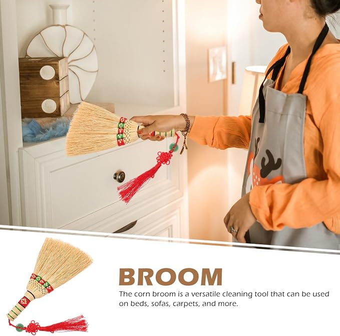 Corn Whisk Broom Handheld Brush Small Whisk Bed Desktop Sweeping Small Corn - Image 8