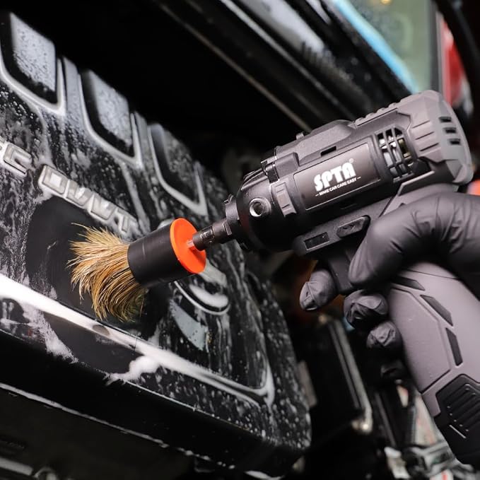 SPTA Drill Brush Attachment, Auto Detail Set, Replacement Car Detail - Image 6