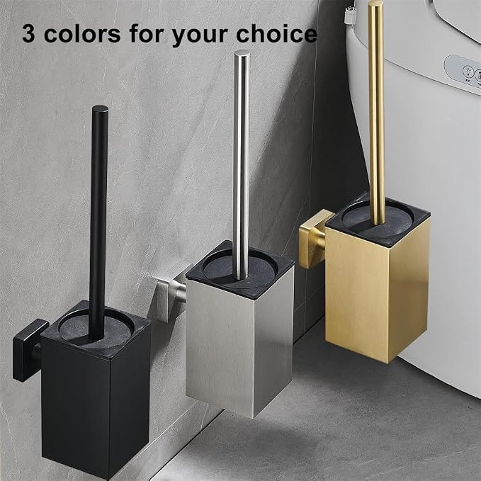Toilet Bowl Cleaners Brush and Holder KWQKEM Freestanding Toilet Brush and - Image 7