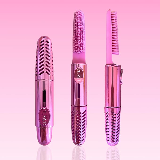 CLAWD Nail Brush for Cleaning Fingernails | Soft Bristle Portable Travel Nail - Image 2