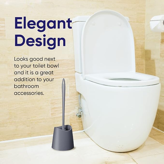 Modern Toilet Brush and Holder, Bathroom Cleaner. by Superio - Image 3