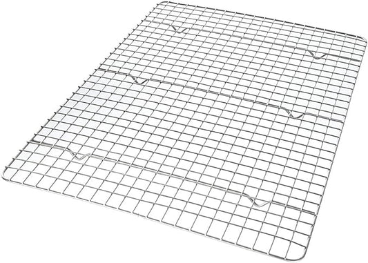 USA Pan Half Sheet Bakeable Cooling Rack, Steel Nonstick Wire by USAPan