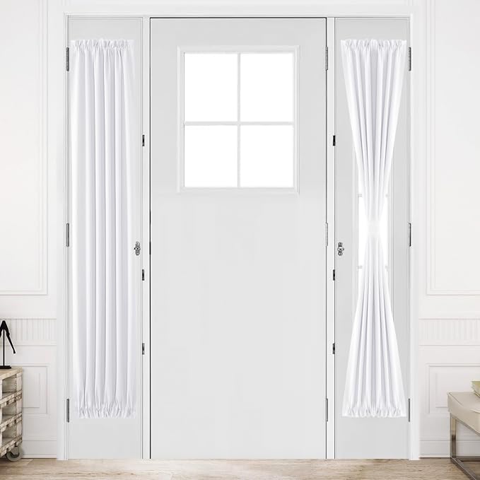 DWCN French Door Curtains – Rod Pocket Thermal Curtain by DWCN