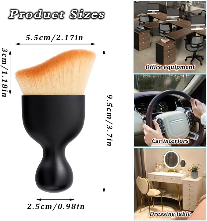 2 Pcs Car Detailing Brush, Car Wash Brush, Car Interior Cleaning Brush Ideal - Image 2
