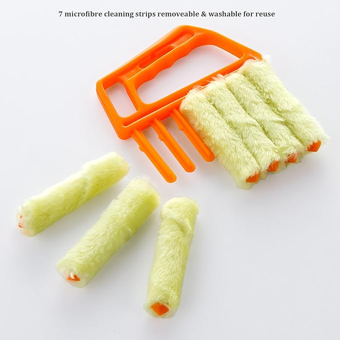 Universal Blind Cleaning Brush, Microfiber Venetian Blind Cleaner Brush Tool - Image 3