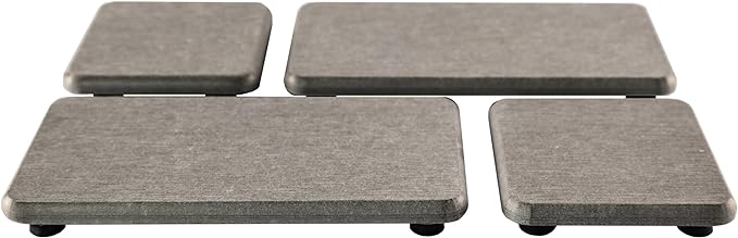 Set of 4 Water Absorbent Diatomite Coasters, Diatomaceous Earth Kitchen Soap by NiuYichee