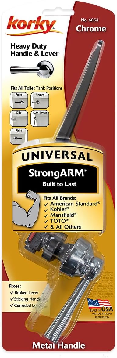 Korky 6054BP StrongARM Tank Lever Universal to Fit Front Angled Side Left and - Image 4