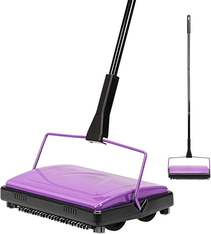 Yocada Carpet Sweeper Cleaner for Home Office Low&Undercoat Carpets Rugs Pet by Yocada
