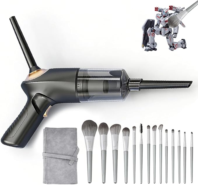 Model Cleaning kit/4-in-1 Portable Car Vacuum & Precision Makeup Brush Set by VEThalasynTech