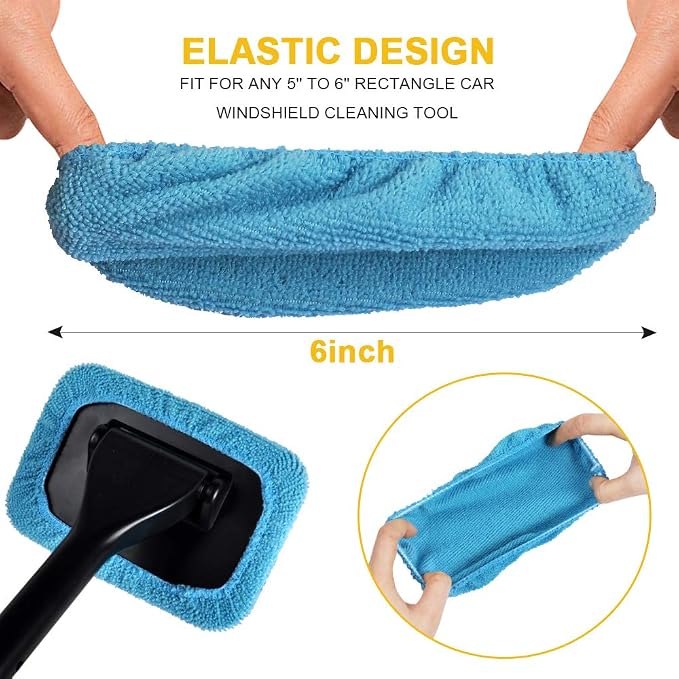 Car Care Microfiber Cloths for Windshield Cleaning Tool, Windshield Cleanner - Image 4