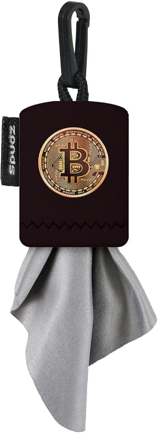 SPUDZ Classic Microfiber Lens Cleaner – Clip-On Pouch, Washable – by ALPINEINNOVATIONS