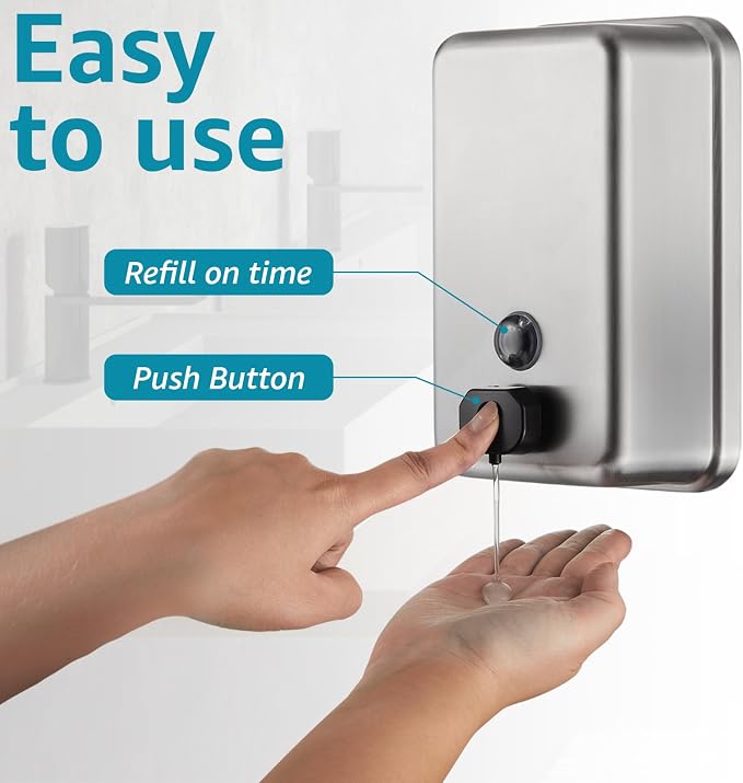 Commercial Wall Mount Soap Dispenser - Image 4
