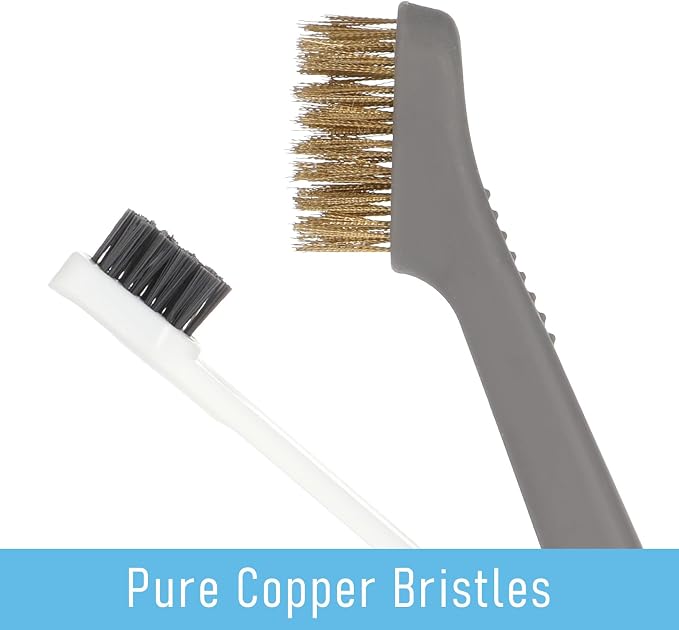 Kitchen Cleaning Scrub Brush Deep Gas Stove Brass Wire Brush - Image 4