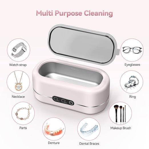 Jewelry Cleaner Ultrasonic Machine, Upgraded 48KHz Ultrasonic Cleaner - Image 3