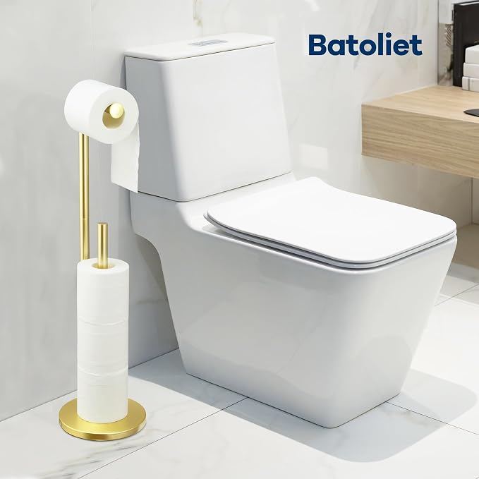 Toilet Paper Holder Stand, Toilet Paper Holder Free Standing, Toilet Paper Roll - Image 4
