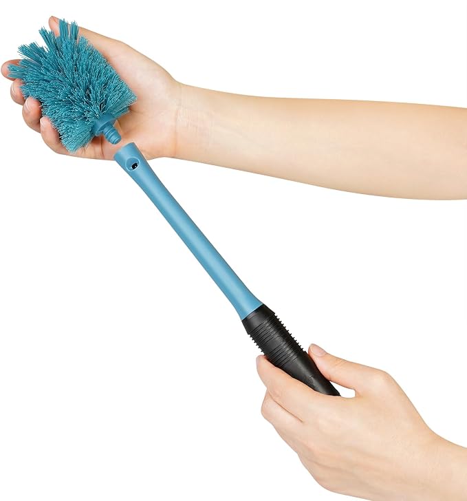 2-in-1 Water Bottle Brush and Straw Cleaner Brush, Long Handle Scrub Brush - Image 4