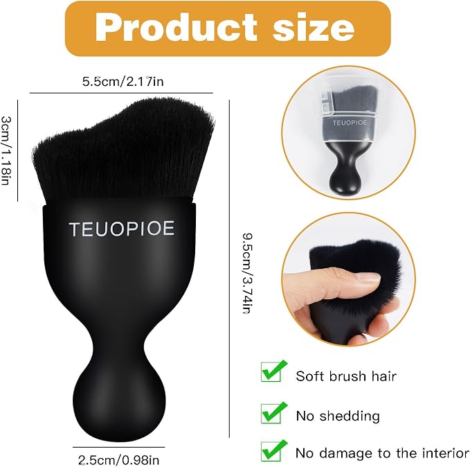 Car Interior Cleaning Brush, Car Duster Interior, Car Detailing Brush Dusting - Image 2