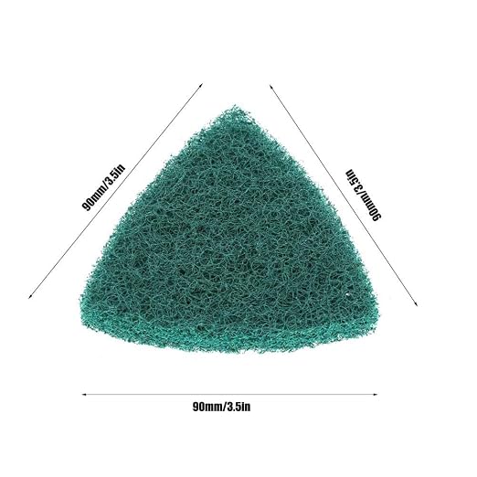 5 Pcs Triangle Scouring Pad, Scouring Stick, Self Adhesive Plate Grinding - Image 2