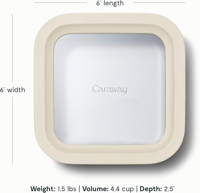 Caraway 2pc Glass Food Storage Set - Image 3