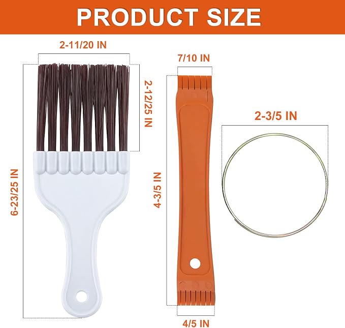 【Upgraded】 Air Conditioner Condenser Fin Comb Set Include FCR6 Fin Comb and - Image 2