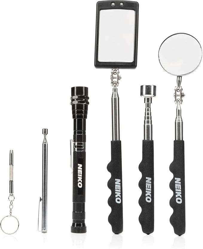 NEIKO 20736A Piece Set, Magnetic Tool & Telescoping Mirror Set, Adjustable by NeikoTools