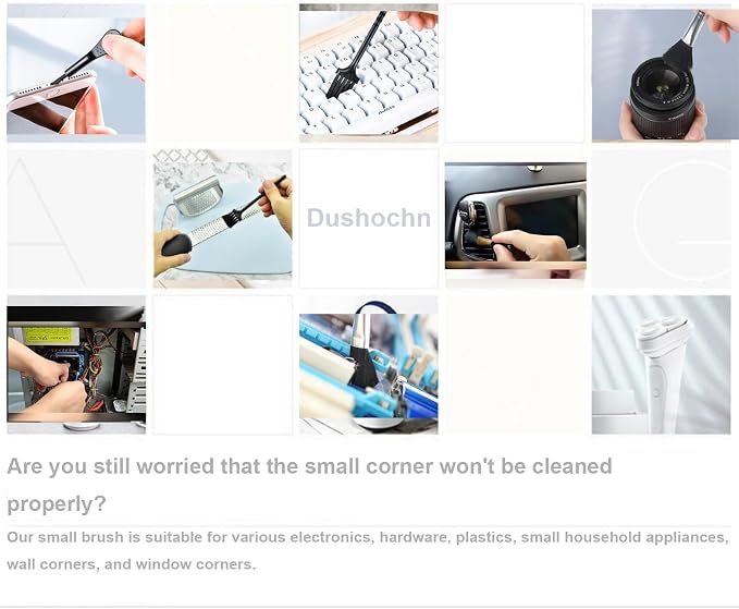 Keyboard Brush, Small Cleaning Brush, Portable Nylon Anti-Static Brush - Image 4