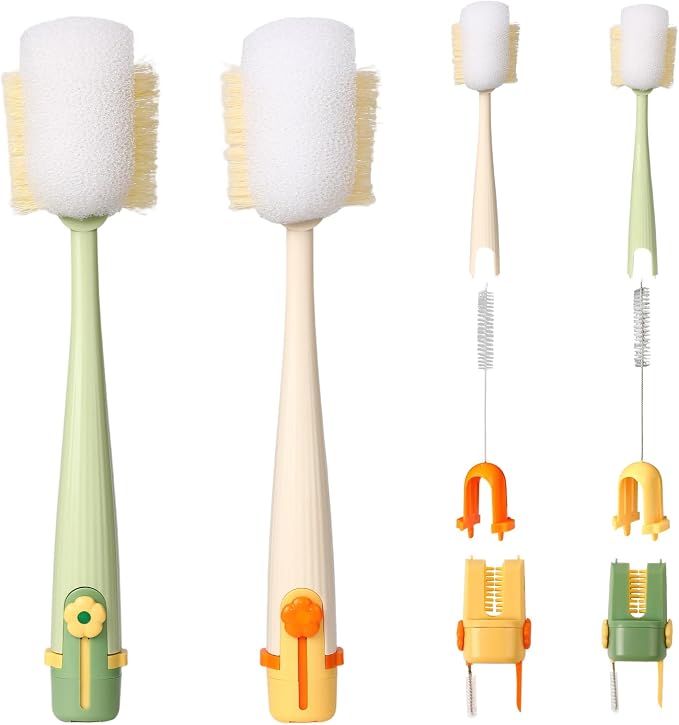 5 in 1 Bottle Cleaning Brush Set, 2026 Multifunctional Lid Brush Cleaning Tool by Unknown
