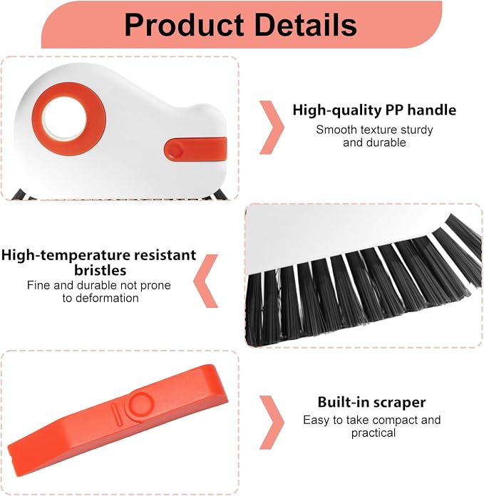 2 Pcs 2 in 1 Window Track Cleaner, Groove Cleaner Brush, Effective Window Sill - Image 3