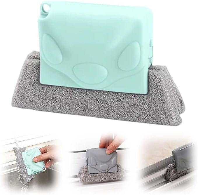 Magic Window Track Cleaner, Upgraded Window Groove Cleaning Brushes by ASFANST