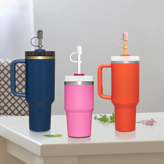 6 PCS Replacement Straws with Cover Spill Toppers - Image 7