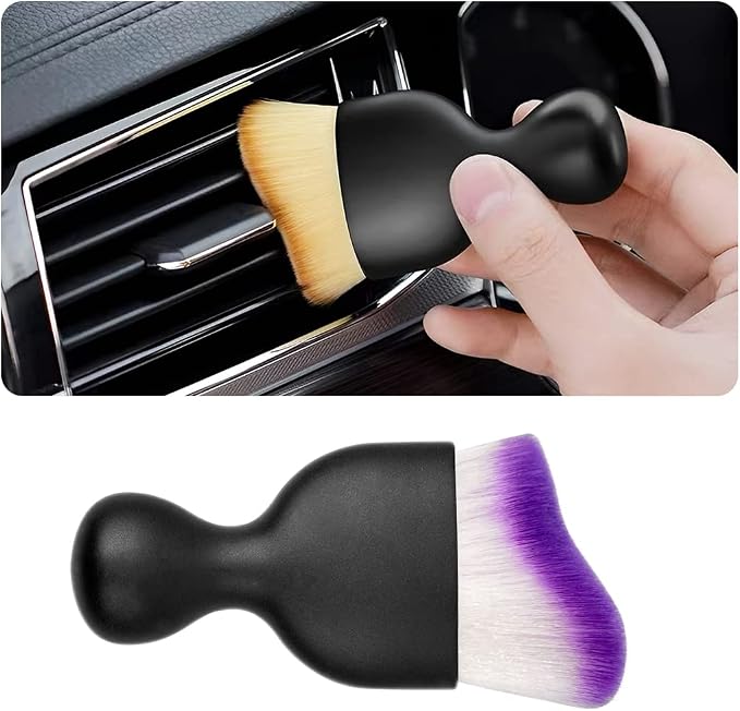 Blilo Car Interior Detailing Brush, Auto Soft Hair Cleaning Brushes, Curved by Blilo